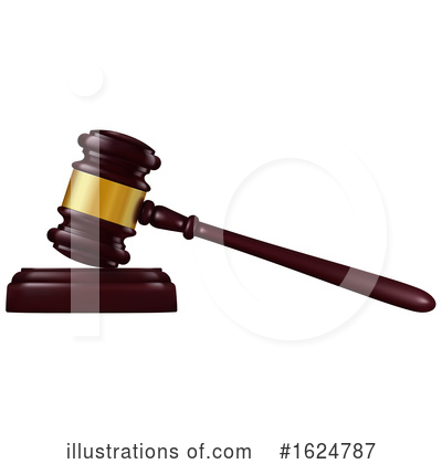 Gavel Clipart #1624787 by Vector Tradition SM