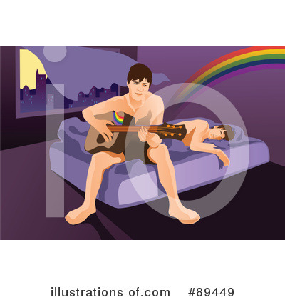 Royalty-Free (RF) Gay Clipart Illustration by mayawizard101 - Stock Sample #89449