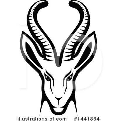Antelope Clipart #1441864 by Vector Tradition SM
