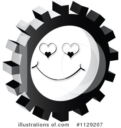 Royalty-Free (RF) Gear Clipart Illustration by Andrei Marincas - Stock Sample #1129207