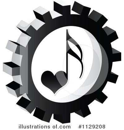 Music Note Clipart #1129208 by Andrei Marincas