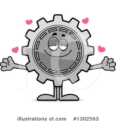 Royalty-Free (RF) Gear Clipart Illustration by Cory Thoman - Stock Sample #1302563