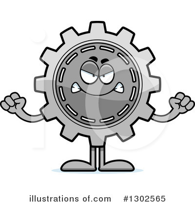 Royalty-Free (RF) Gear Clipart Illustration by Cory Thoman - Stock Sample #1302565