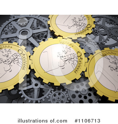 Royalty-Free (RF) Gears Clipart Illustration by Mopic - Stock Sample #1106713