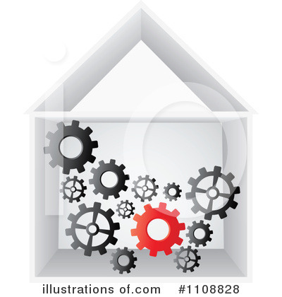 Royalty-Free (RF) Gears Clipart Illustration by Andrei Marincas - Stock Sample #1108828