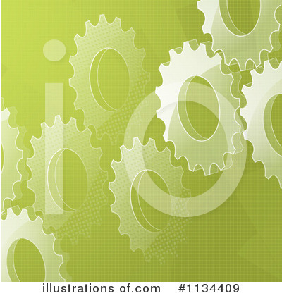 Royalty-Free (RF) Gears Clipart Illustration by elaineitalia - Stock Sample #1134409