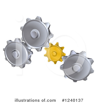 Cog Wheel Clipart #1240137 by AtStockIllustration