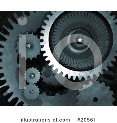 Royalty-Free (RF) Gears Clipart Illustration by Tonis Pan - Stock Sample #20561