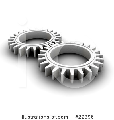 Royalty-Free (RF) Gears Clipart Illustration by KJ Pargeter - Stock Sample #22396