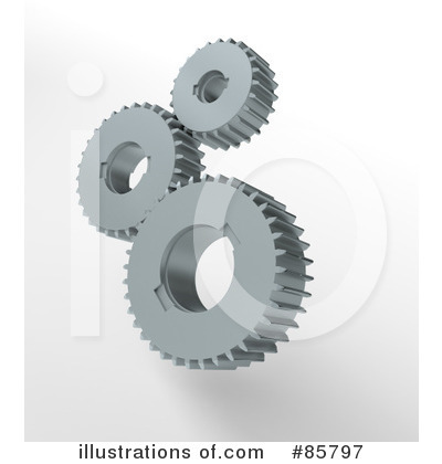 Royalty-Free (RF) Gears Clipart Illustration by Mopic - Stock Sample #85797