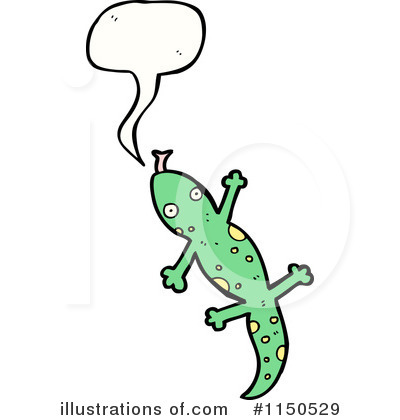 Royalty-Free (RF) Gecko Clipart Illustration by lineartestpilot - Stock Sample #1150529
