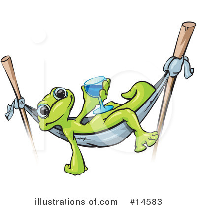 Royalty-Free (RF) Gecko Clipart Illustration by Leo Blanchette - Stock Sample #14583