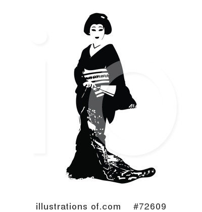 Geisha Clipart #72609 by Pams Clipart