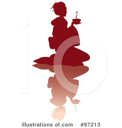 Royalty-Free (RF) Geisha Clipart Illustration by Pams Clipart - Stock Sample #97213