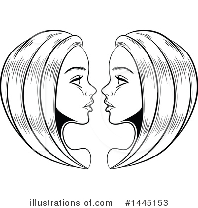 Royalty-Free (RF) Gemini Clipart Illustration by cidepix - Stock Sample #1445153