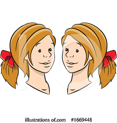 Royalty-Free (RF) Gemini Clipart Illustration by cidepix - Stock Sample #1669448