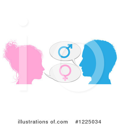Royalty-Free (RF) Gender Clipart Illustration by AtStockIllustration - Stock Sample #1225034
