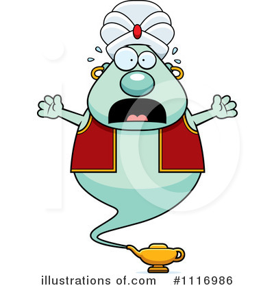 Royalty-Free (RF) Genie Clipart Illustration by Cory Thoman - Stock Sample #1116986
