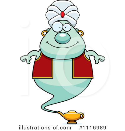 Royalty-Free (RF) Genie Clipart Illustration by Cory Thoman - Stock Sample #1116989