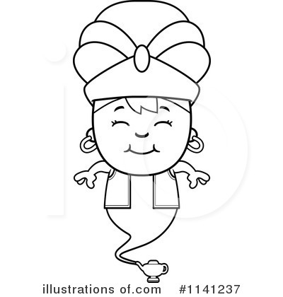 Royalty-Free (RF) Genie Clipart Illustration by Cory Thoman - Stock Sample #1141237