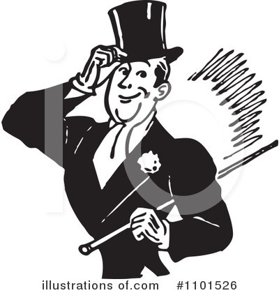 Royalty-Free (RF) Gentleman Clipart Illustration by BestVector - Stock Sample #1101526