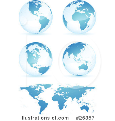 Globe Clipart #26357 by beboy