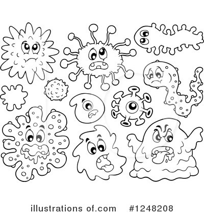 Royalty-Free (RF) Germ Clipart Illustration by visekart - Stock Sample #1248208