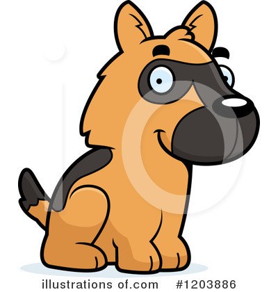 Dogs Clipart #1203886 by Cory Thoman
