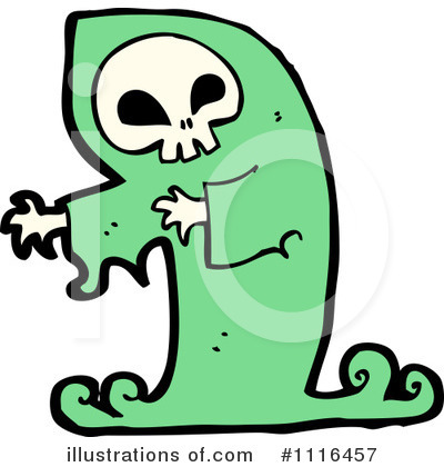 Royalty-Free (RF) Ghost Clipart Illustration by lineartestpilot - Stock Sample #1116457