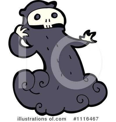 Royalty-Free (RF) Ghost Clipart Illustration by lineartestpilot - Stock Sample #1116467
