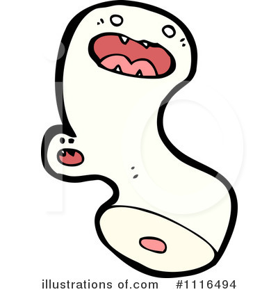 Royalty-Free (RF) Ghost Clipart Illustration by lineartestpilot - Stock Sample #1116494