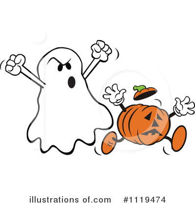 Royalty-Free (RF) Ghost Clipart Illustration by Johnny Sajem - Stock Sample #1119474