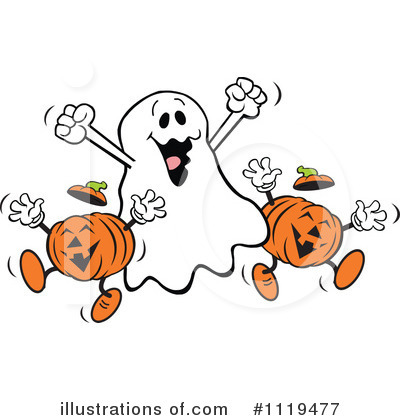 Royalty-Free (RF) Ghost Clipart Illustration by Johnny Sajem - Stock Sample #1119477