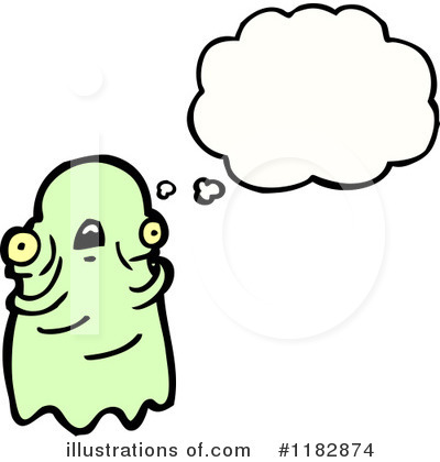 Royalty-Free (RF) Ghost Clipart Illustration by lineartestpilot - Stock Sample #1182874