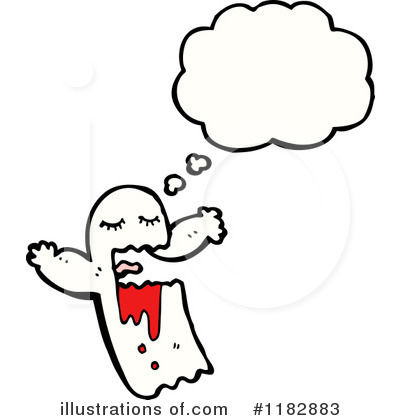 Royalty-Free (RF) Ghost Clipart Illustration by lineartestpilot - Stock Sample #1182883