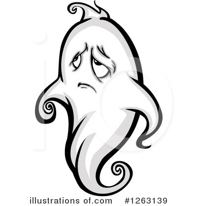 Royalty-Free (RF) Ghost Clipart Illustration by Chromaco - Stock Sample #1263139