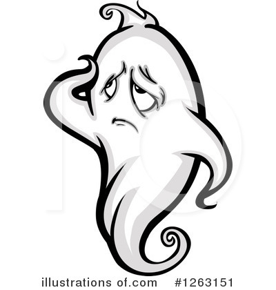 Ghost Clipart #1263151 by Chromaco