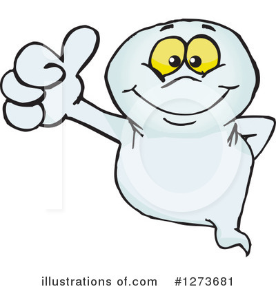 Ghost Clipart #1273681 by Dennis Holmes Designs
