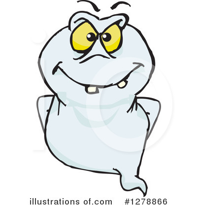 Ghost Clipart #1278866 by Dennis Holmes Designs