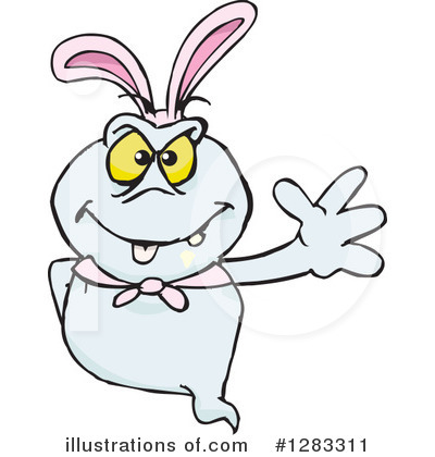 Royalty-Free (RF) Ghost Clipart Illustration by Dennis Holmes Designs - Stock Sample #1283311