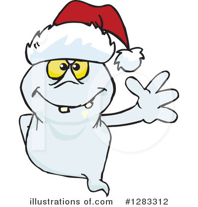 Royalty-Free (RF) Ghost Clipart Illustration by Dennis Holmes Designs - Stock Sample #1283312