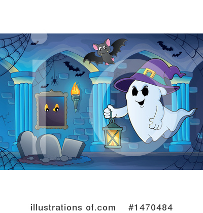 Royalty-Free (RF) Ghost Clipart Illustration by visekart - Stock Sample #1470484