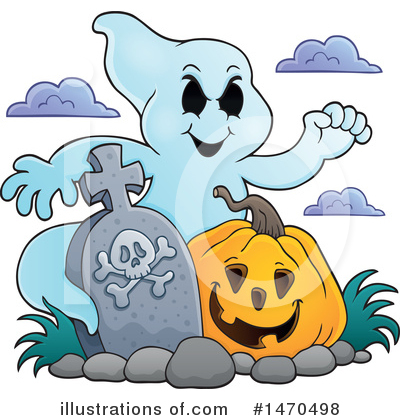 Royalty-Free (RF) Ghost Clipart Illustration by visekart - Stock Sample #1470498