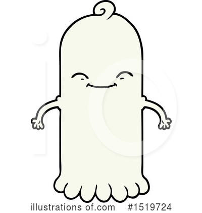 Royalty-Free (RF) Ghost Clipart Illustration by lineartestpilot - Stock Sample #1519724