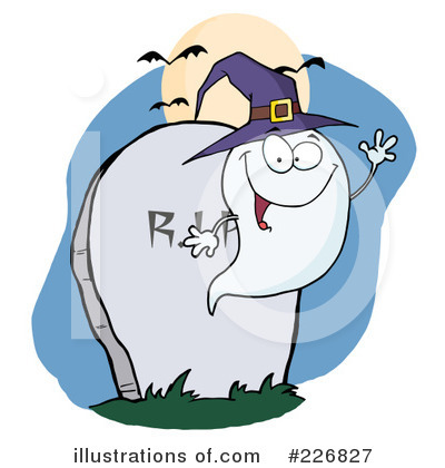 Royalty-Free (RF) Ghost Clipart Illustration by Hit Toon - Stock Sample #226827