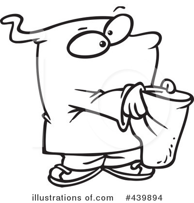 Royalty-Free (RF) Ghost Clipart Illustration by toonaday - Stock Sample #439894