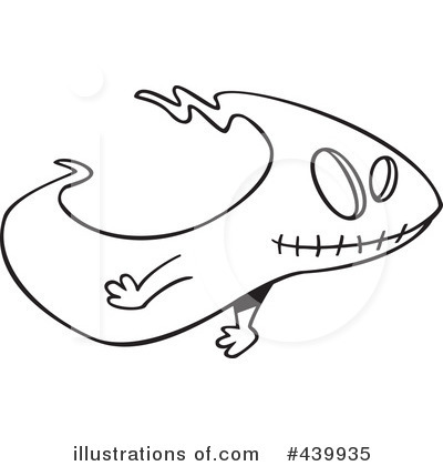 Royalty-Free (RF) Ghost Clipart Illustration by toonaday - Stock Sample #439935