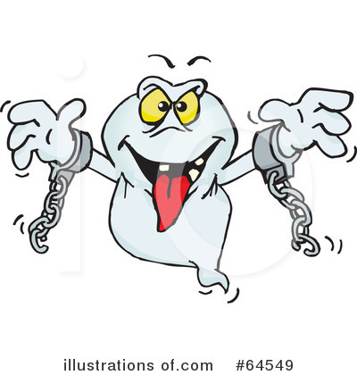 Ghost Clipart #64549 by Dennis Holmes Designs