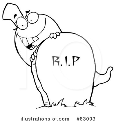 Headstone Clipart #83093 by Hit Toon