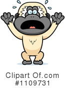 Gibbon Monkey Clipart #1109731 by Cory Thoman